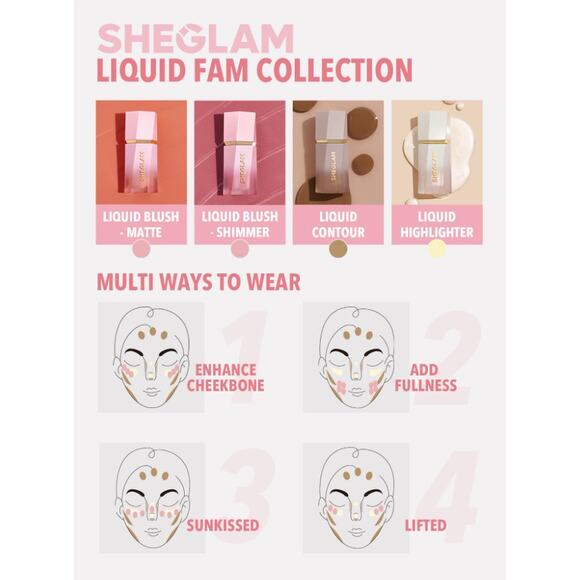 SHEGLAM Liquid Blush “On Point” | Hot Berry Pink | Matte Gel-Cream Formula - Picture 10 of 11